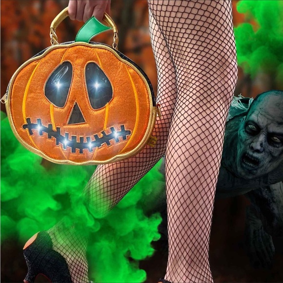 NWT Irregular pumpkin LED bag last one - Picture 4 of 10
